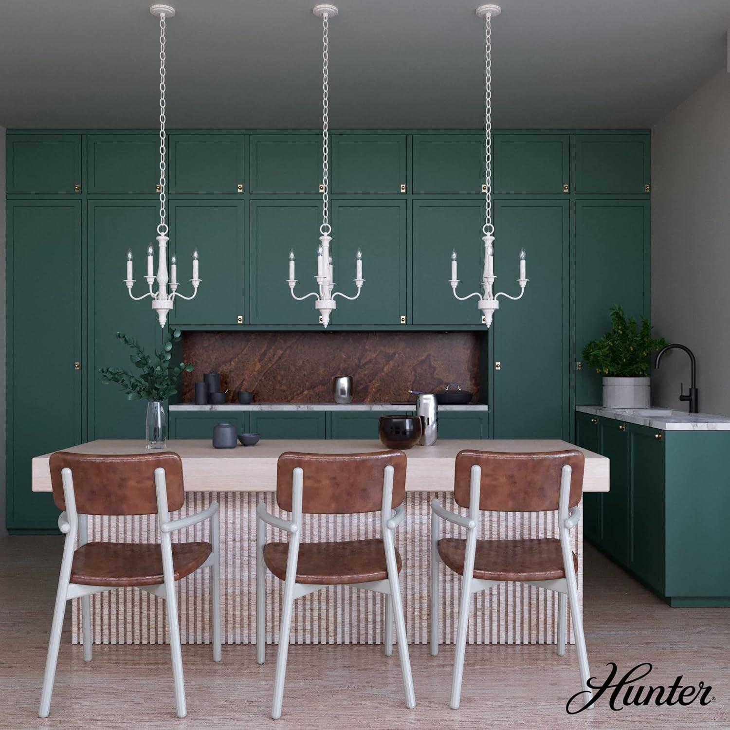 Hunter Fan Teren 4 - Light Unique / Statement Drum Chandelier