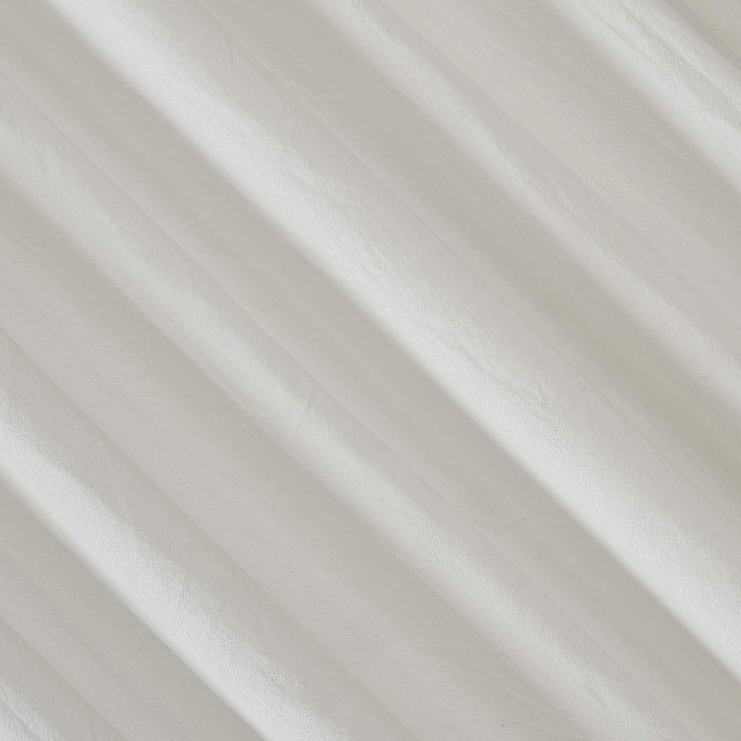 Hokku Designs 52"W x 84"L Washed Cotton Twist Tab Curtain