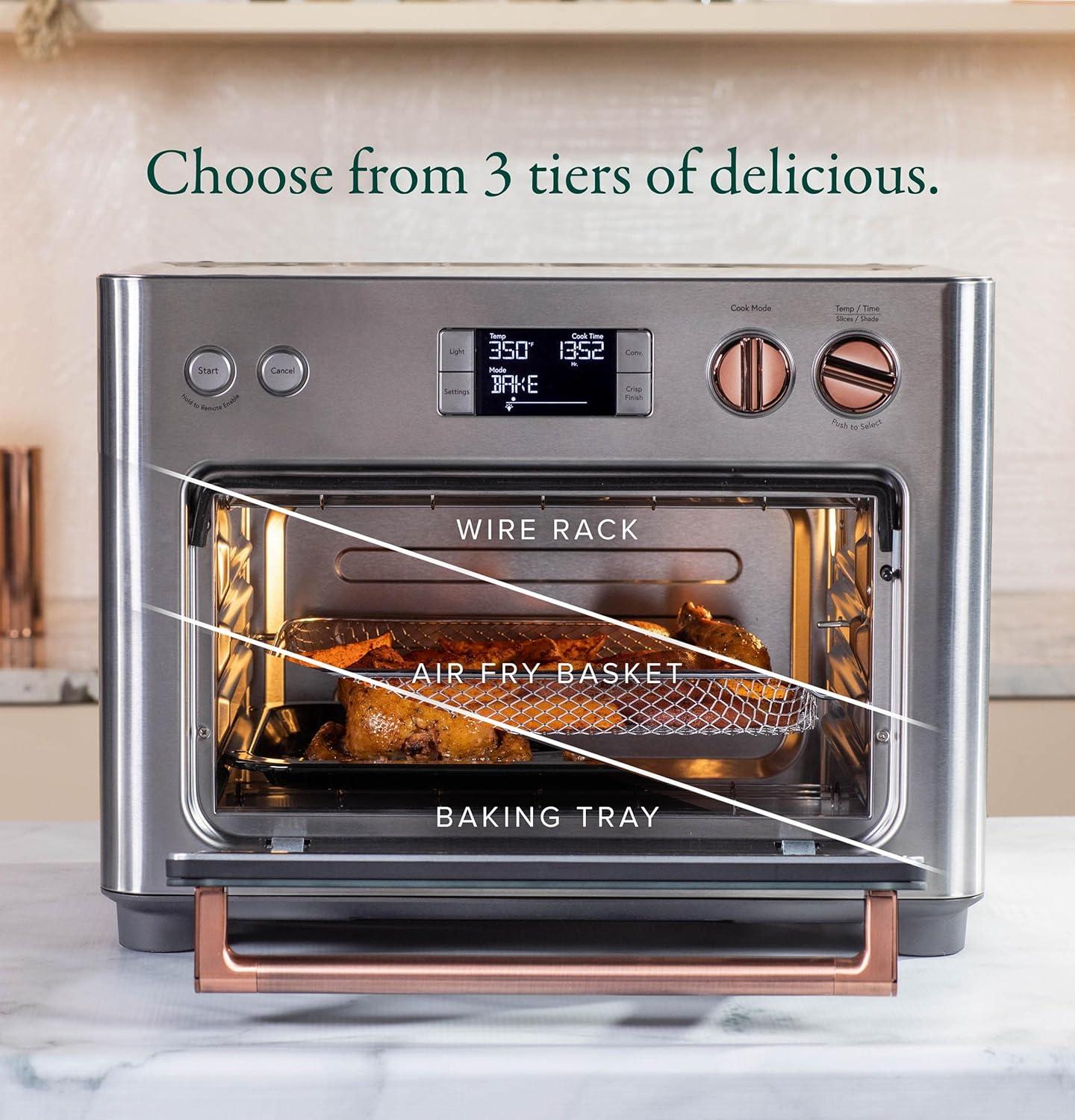 Stainless Steel Countertop Toaster Oven with Air Fry