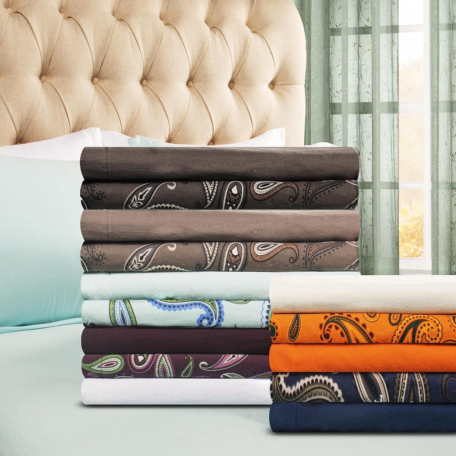 Impressions Manon Paisley Cotton Flannel Duvet Cover Set