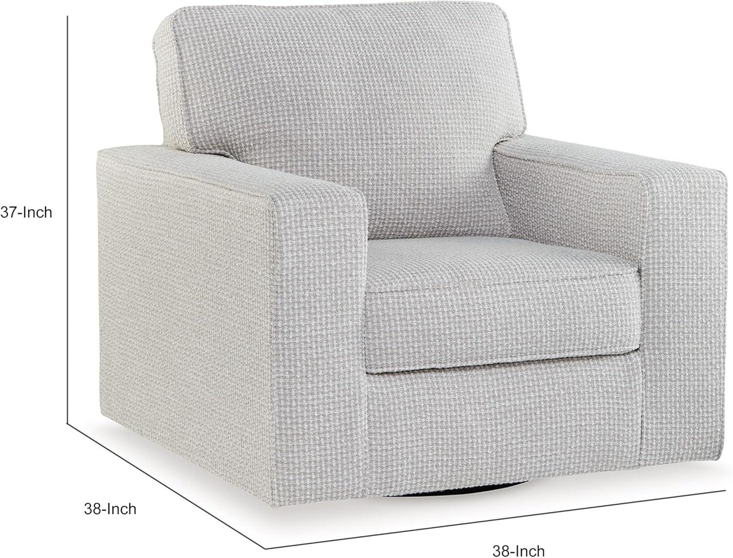 Ebern Designs Deivydas Upholstered Swivel Armchair