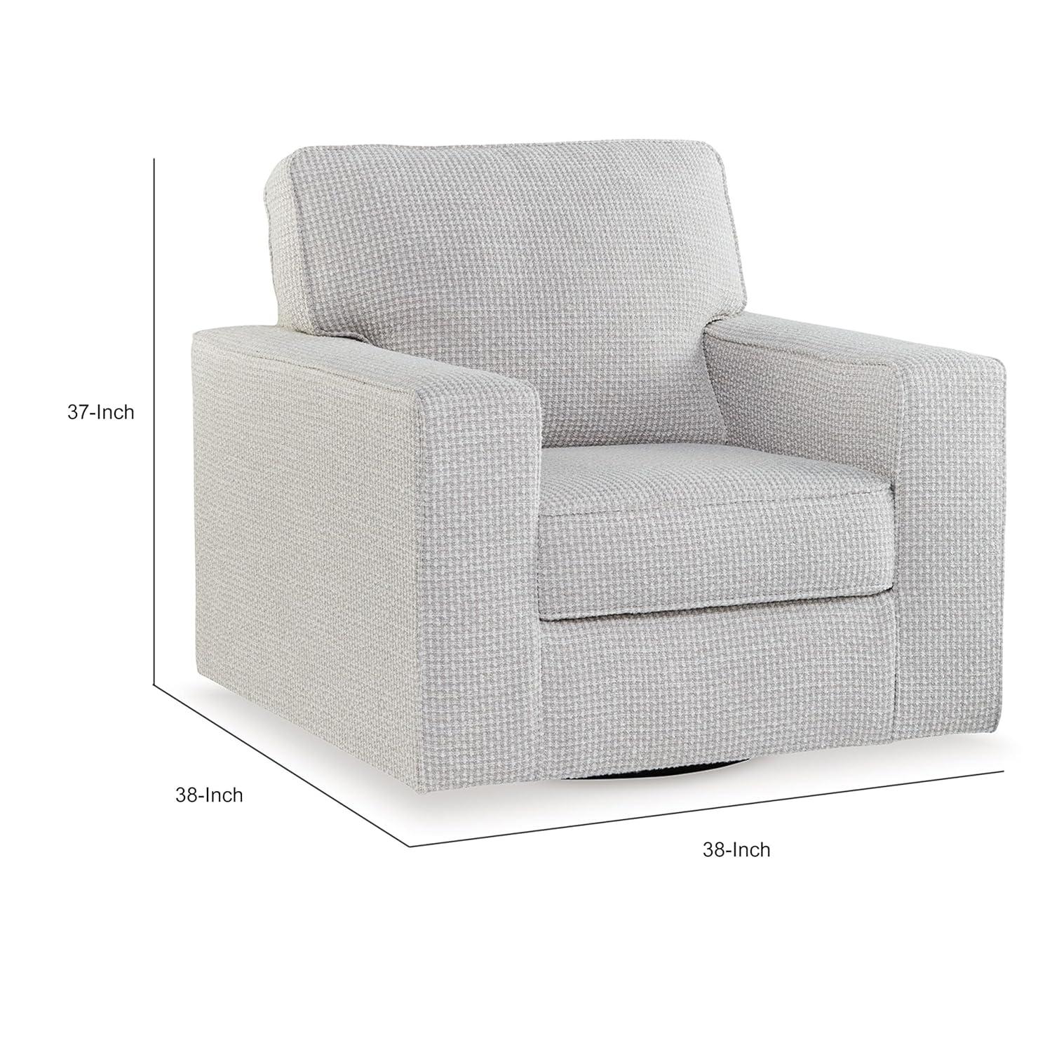 Ebern Designs Deivydas Upholstered Swivel Armchair
