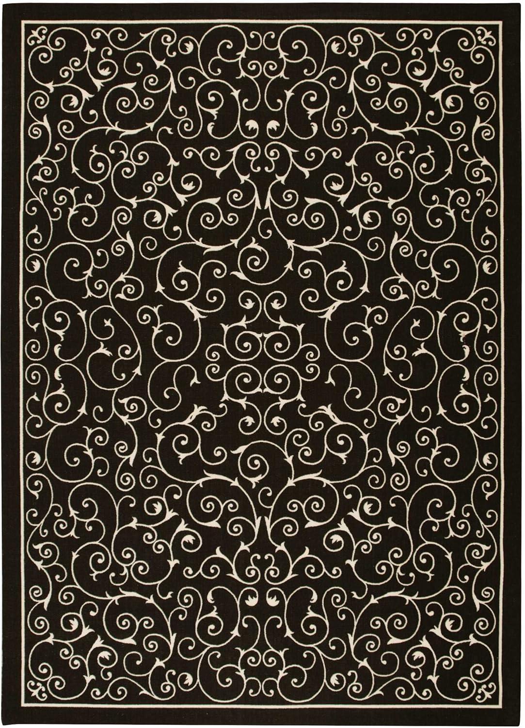 Nourison Home & Garden Loomed Scroll Indoor/outdoor Area Rug