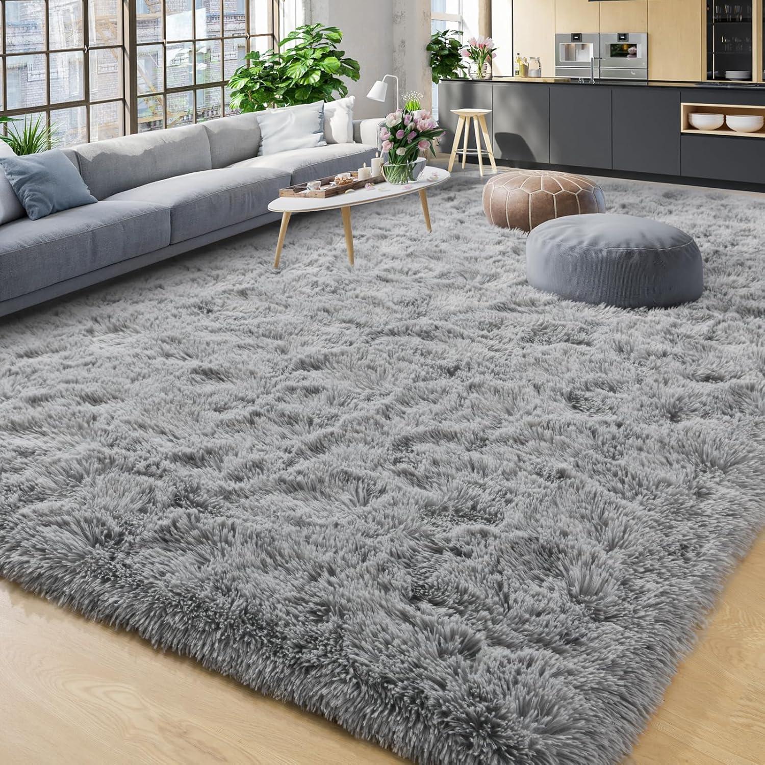 nuLOOM Cloud Shag Accent Rug, 3x5, Gray