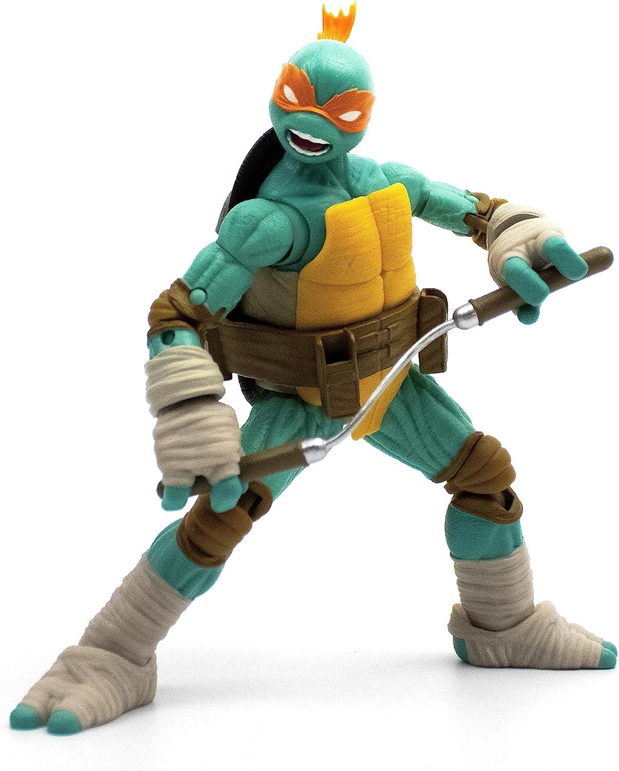 TMNT Best Action Figure Comic Wave 1 Michelangelo Comic Heroes 5" Figure