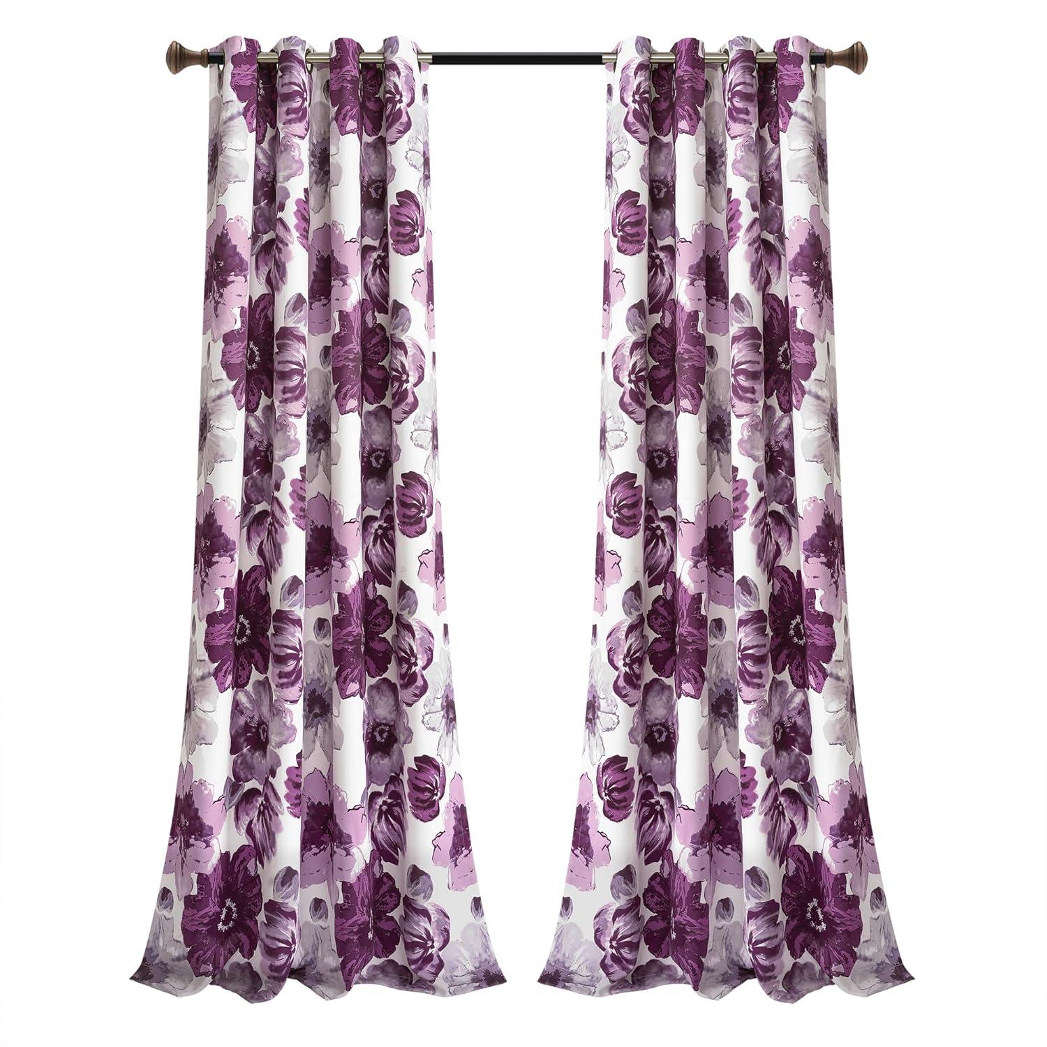 Torre & Tagus Leah Polyester Room Darkening Curtain Pair (Set of 2)
