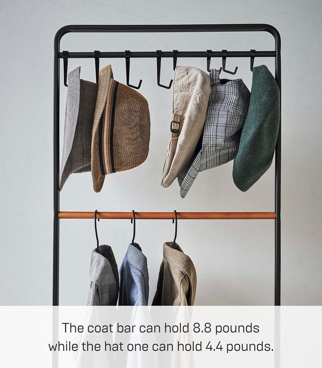 Yamazaki Home Steel 8 - Hook Freestanding Coat Rack