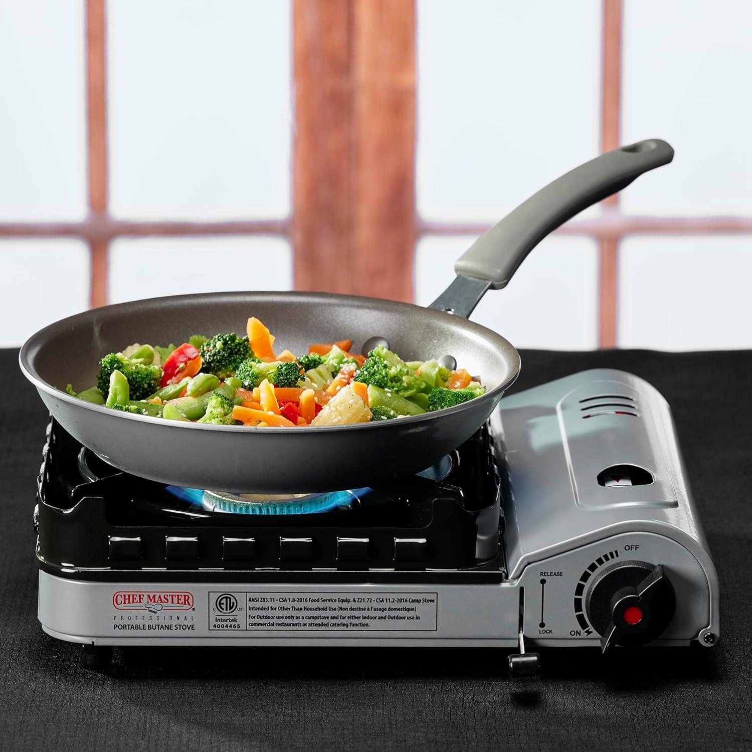 Chef Master 15,000 BTU Portable Butane Single Burner Stove