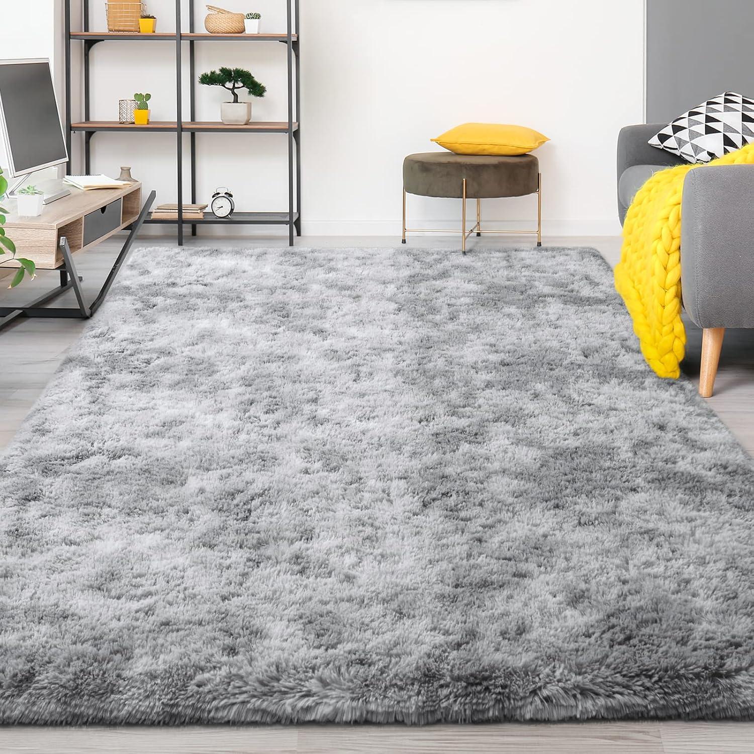 nuLOOM Cloud Shag Accent Rug, 3x5, Gray