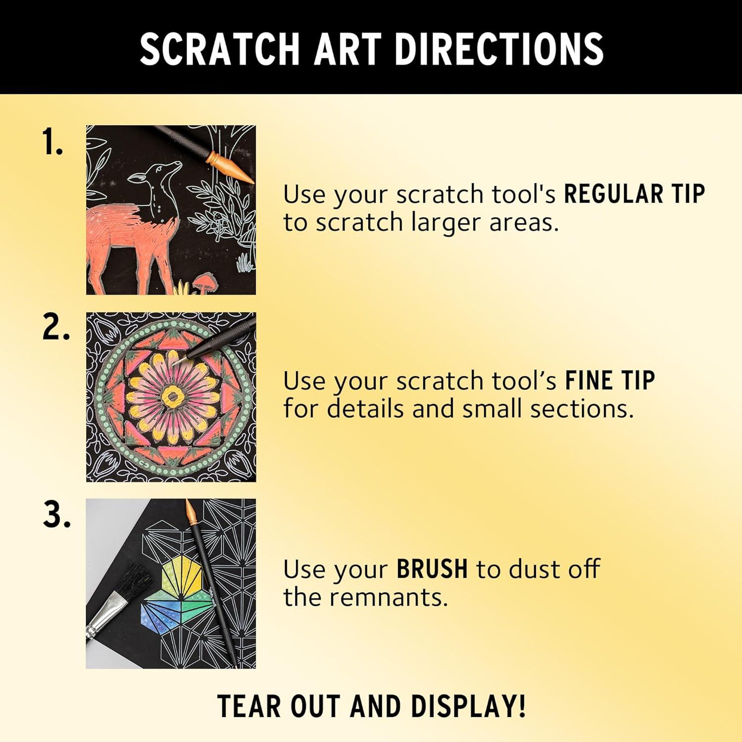 Momenta: Brea Reese Scratch Art Paper Pad - Tropical