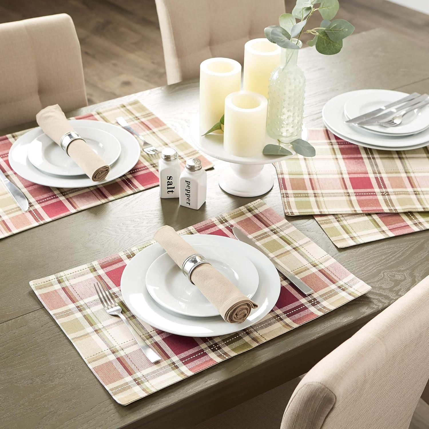 Homespun Plaid Placemat (Set of 4)