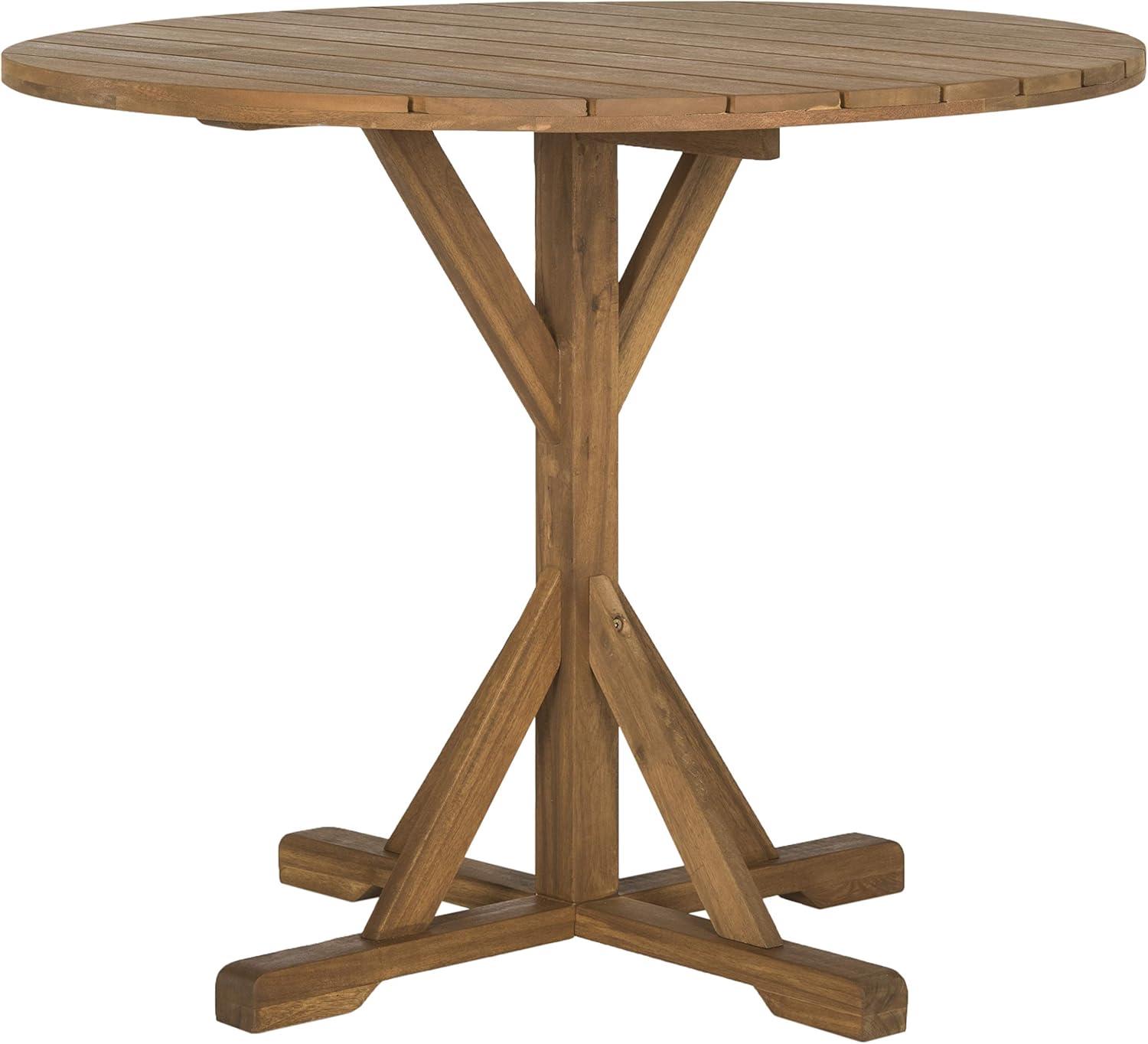 Safavieh Arcata Outdoor Patio Round Table - Natural