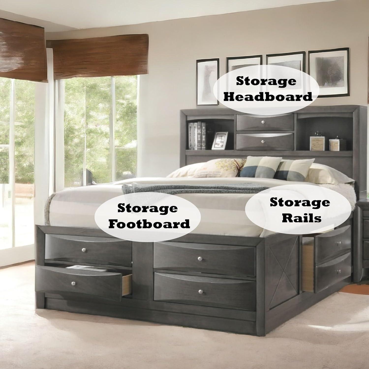 Wildon Home® Elyne Bookcase Storage Bed