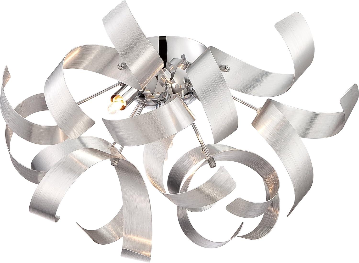 Quoizel Lighting Ribbons 4 - Light Flush Mount in  Millenia