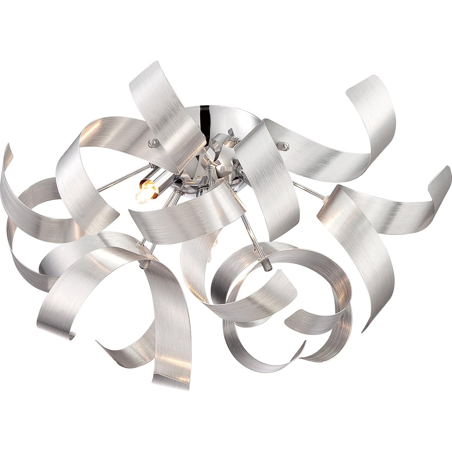 Quoizel Lighting Ribbons 4 - Light Flush Mount in  Millenia