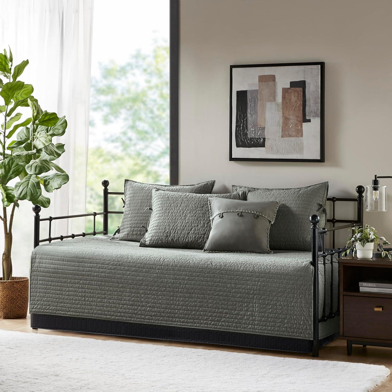 Ridge 3 Piece Reversible Plaid Daybed Cover Set