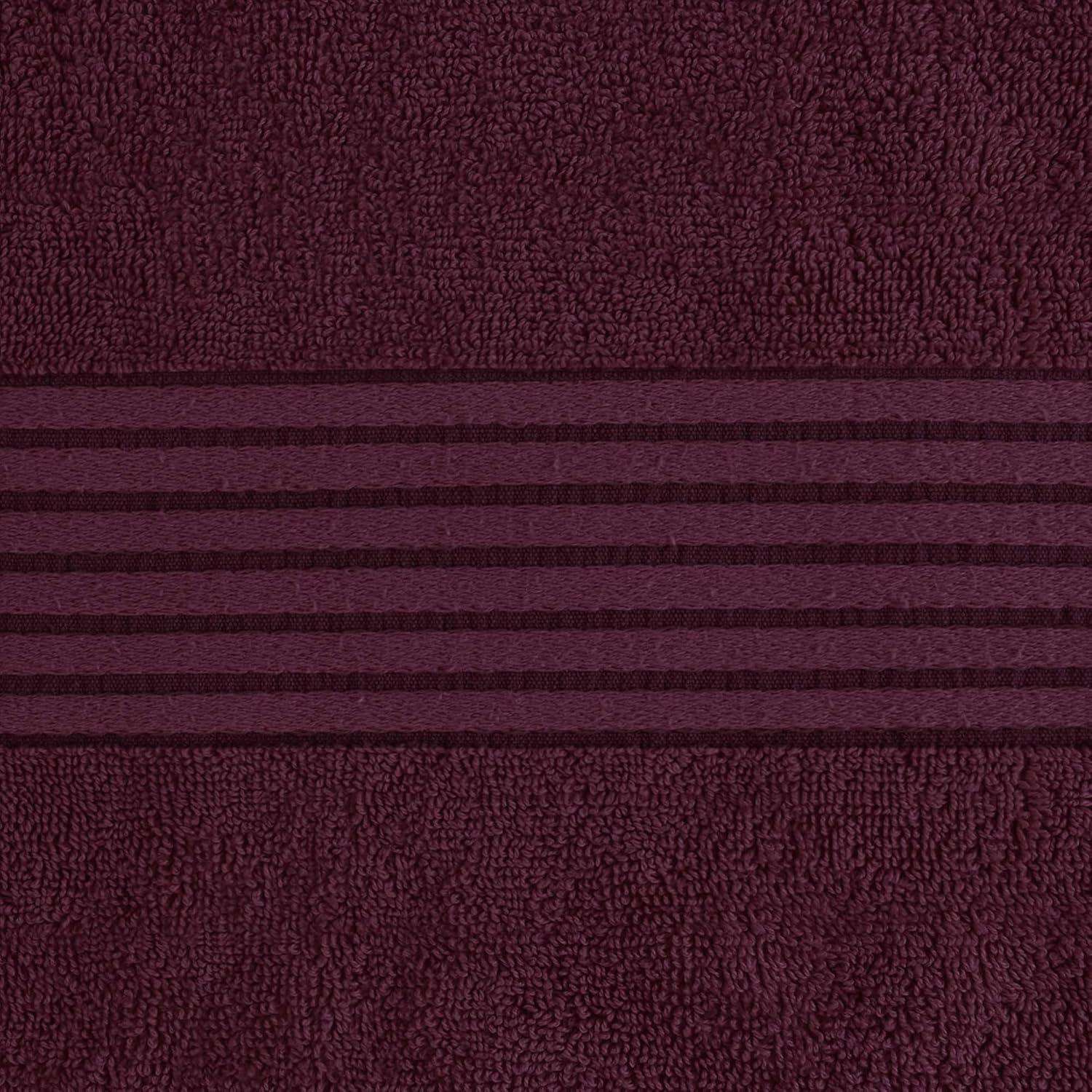 Utopia Towels 4 Pack Bath Towels Set, 27 by 54 Inches, 100% Ring Spun Cotton, Quick Dry, Highly Absorbent, Soft Feel Towels, Perfect for Daily Use, Burgundy