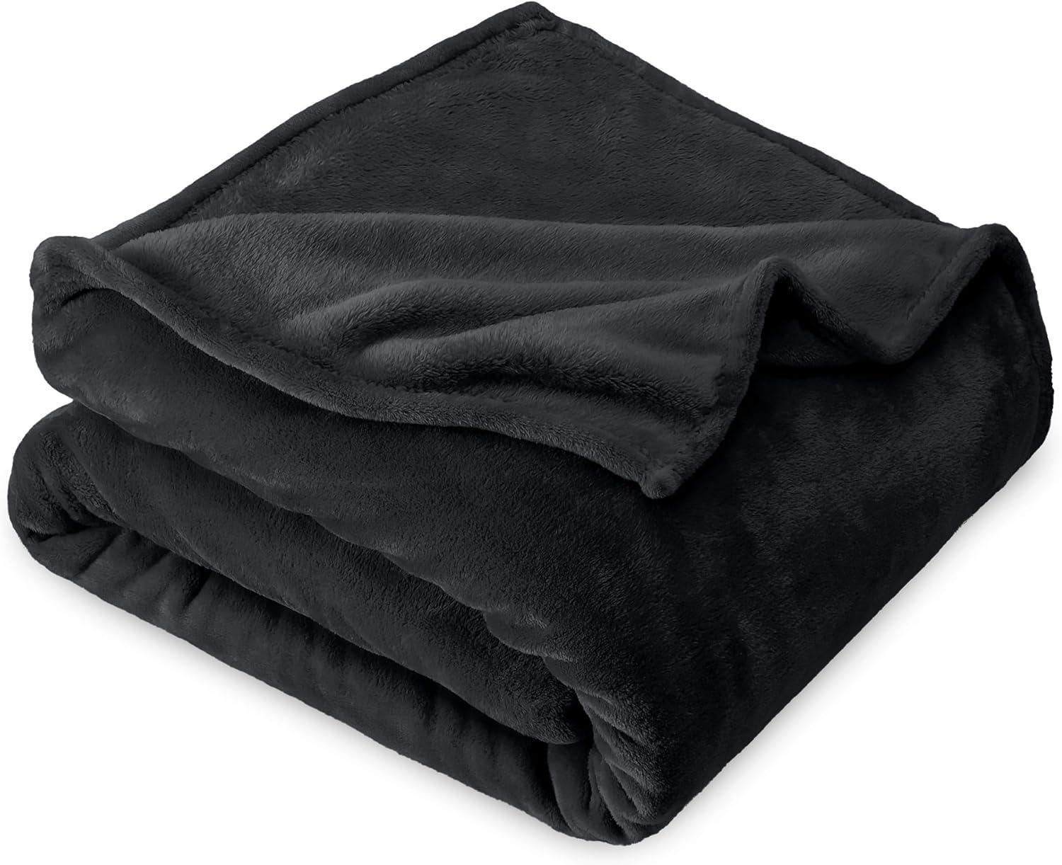 Microplush Fleece Bed Blanket by Bare Home