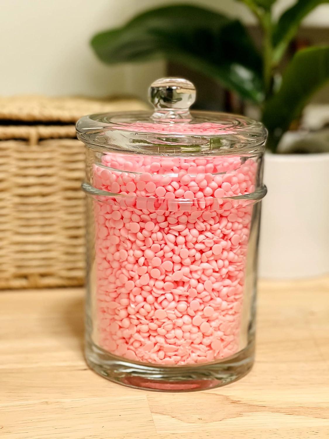 Whole Housewares | Glass Apothecary Jars (4.5 Inch) with Lids | Set of 3