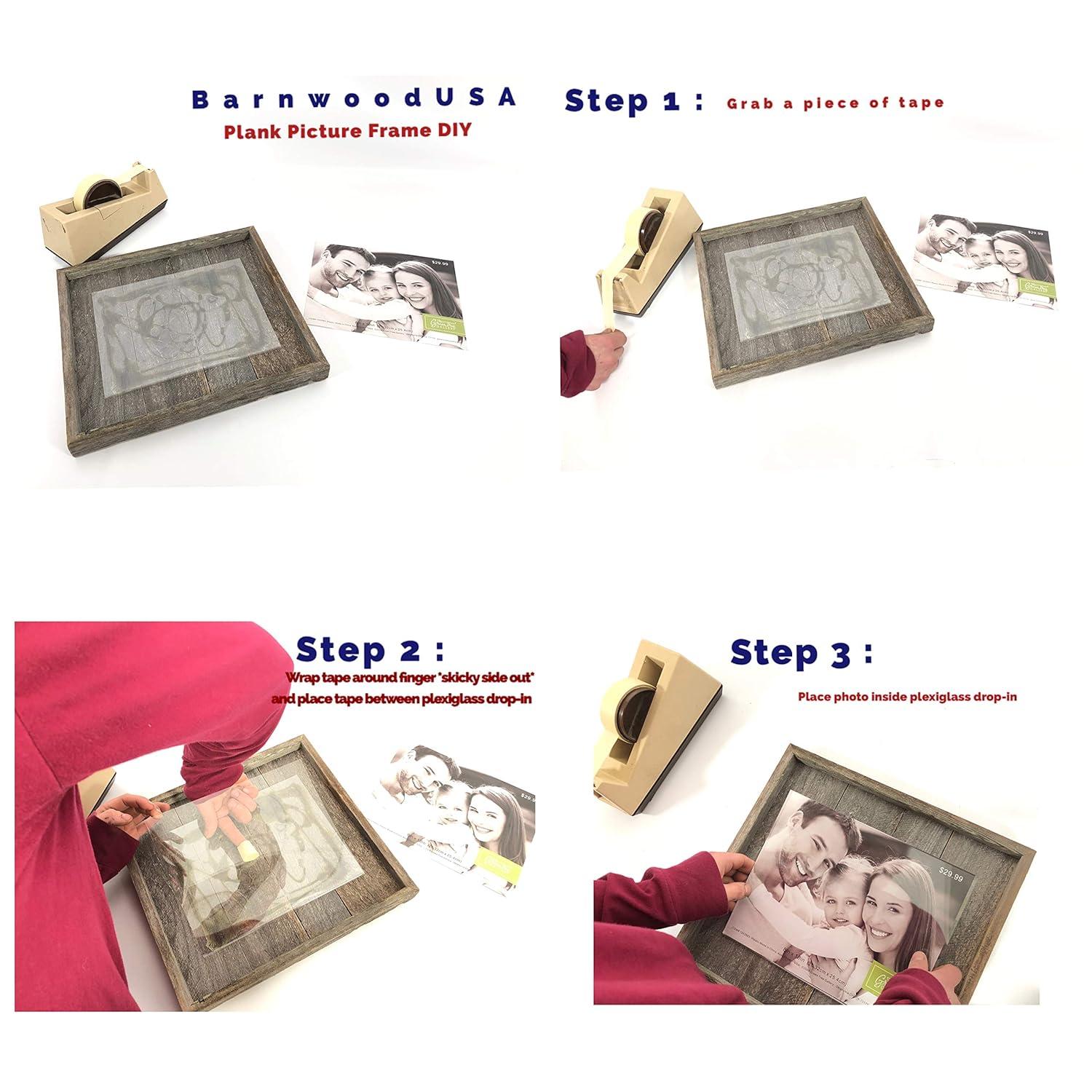 Millwood Pines Nasim Weathered Gray Wood Matte Picture Frame