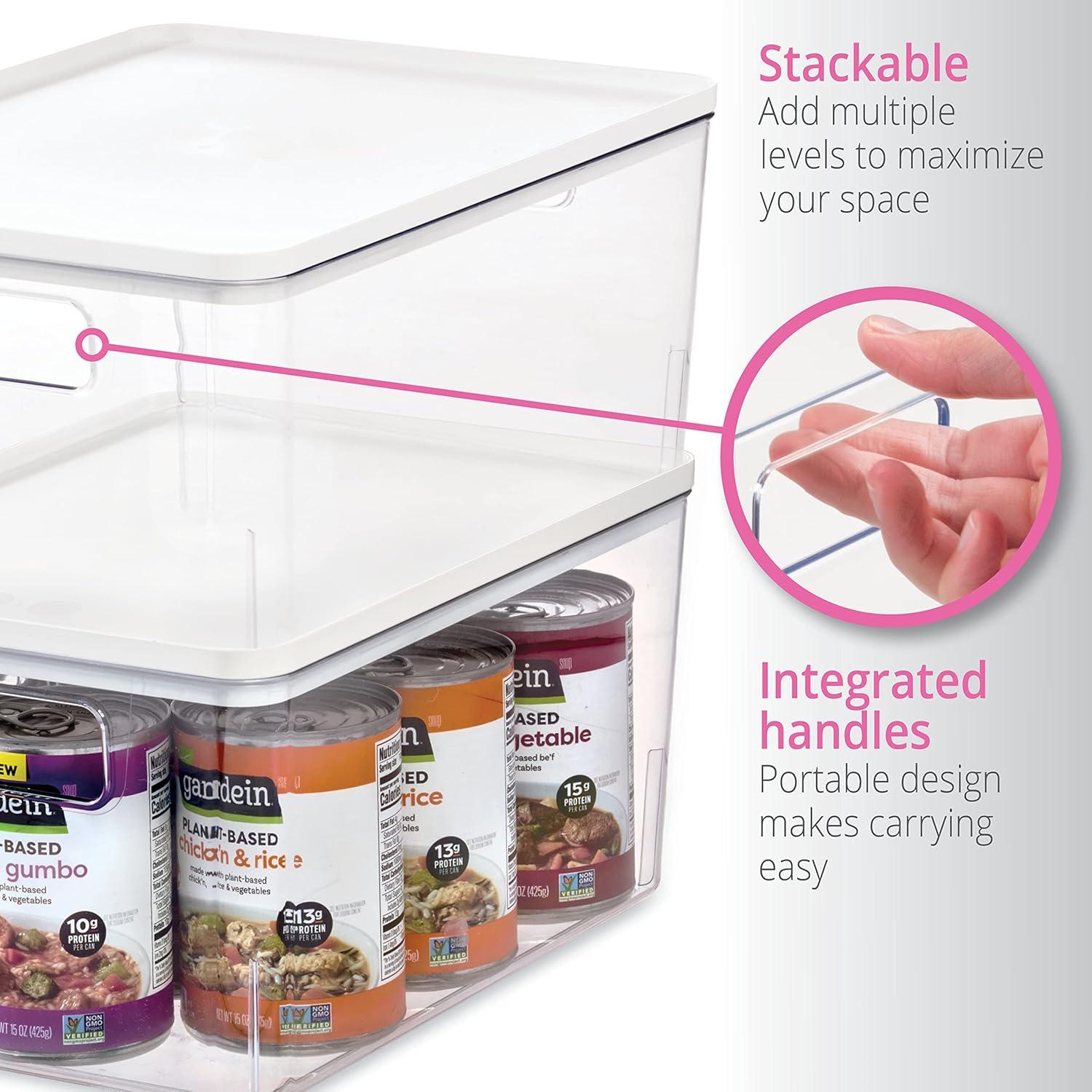 iDesign Rosanna Pansino x iDesign Recycled Plastic Kitchen Storage Bin with Lid