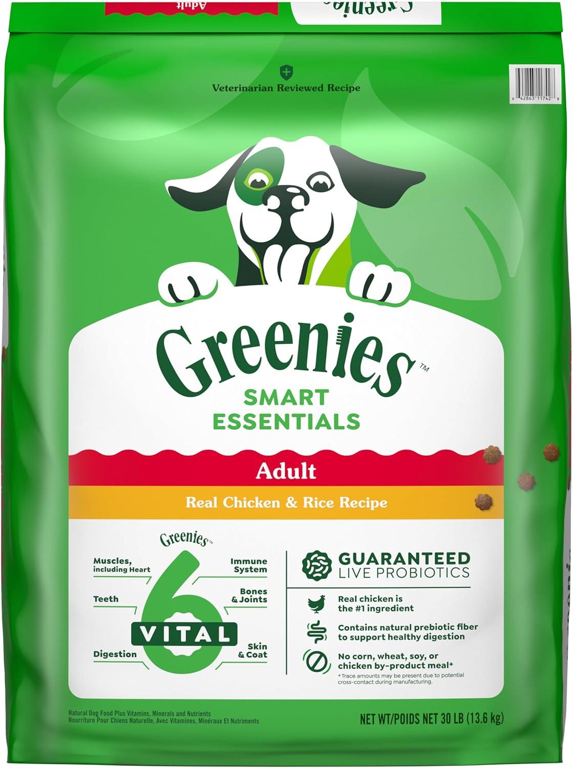 Greenies Adult Real Chicken & Rice Recipe 30 lb Bag