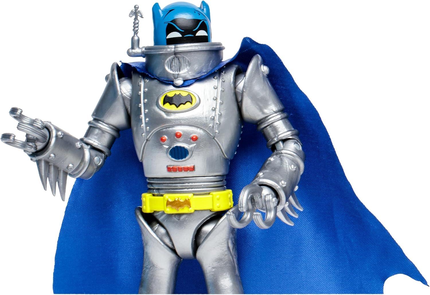 McFarlane DC Retro Robot Batman Action Figure, Collectible, Multicolor, 14+ Years, 0.65 lb