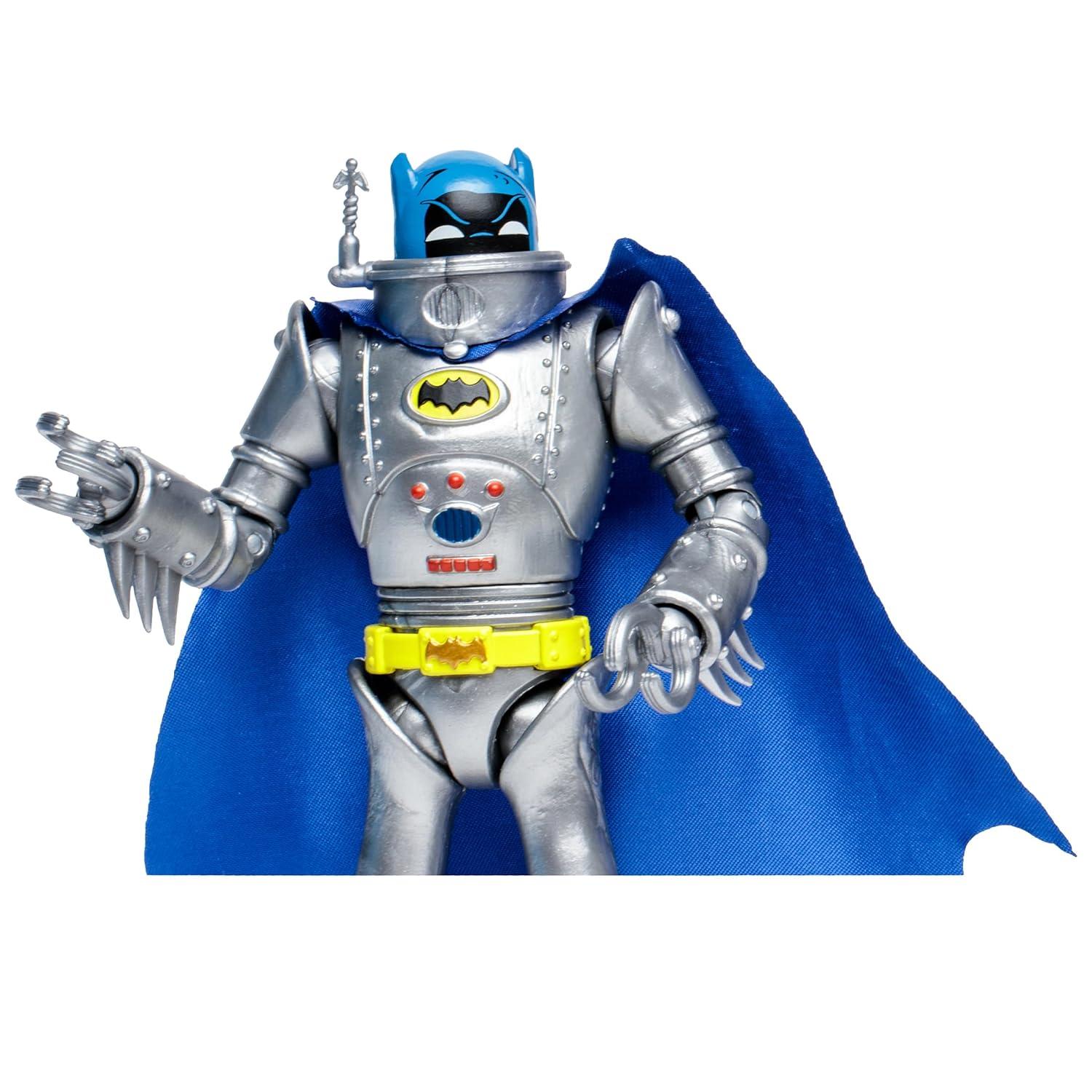 McFarlane DC Retro Robot Batman Action Figure, Collectible, Multicolor, 14+ Years, 0.65 lb