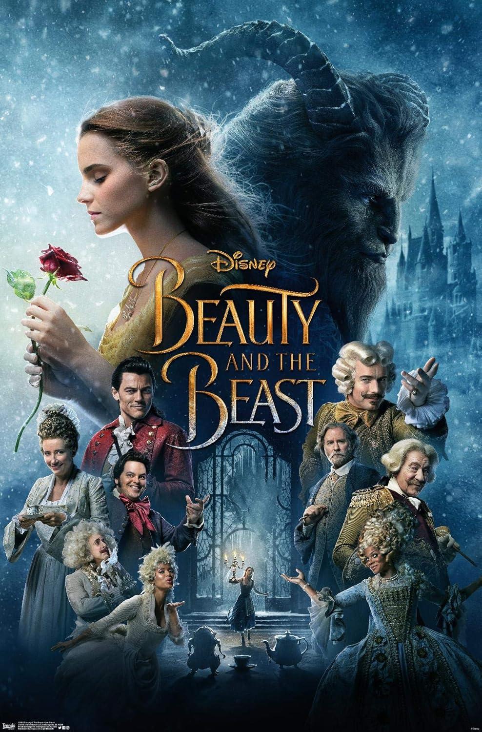 Disney Beauty and the Beast Traditional Wall Poster, 22.375" x 34"