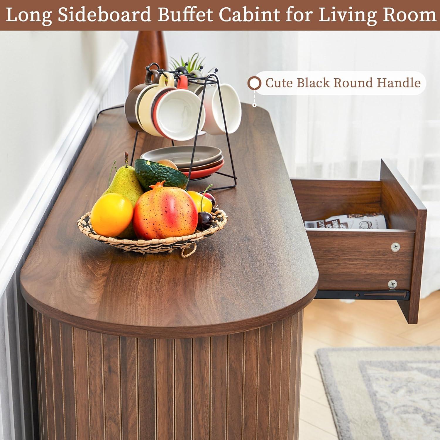 George Oliver Evana 55"Sideboard with 3 Drawer