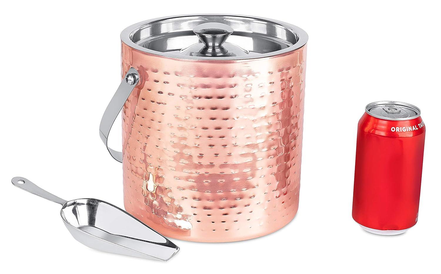 BirdRock Home Stainless Steel Ice Bucket