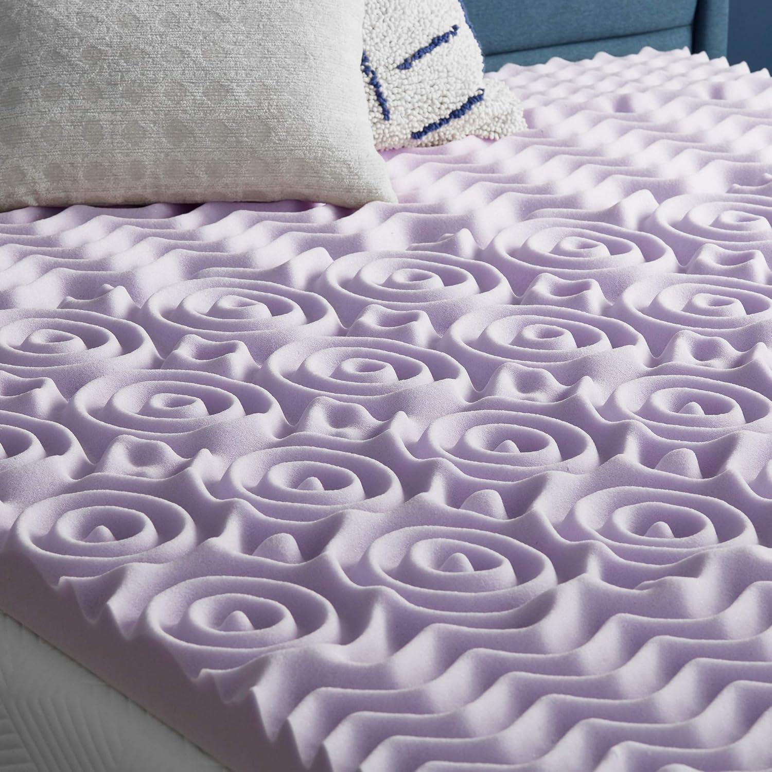 Lavender Infused Twin Memory Foam Mattress Topper