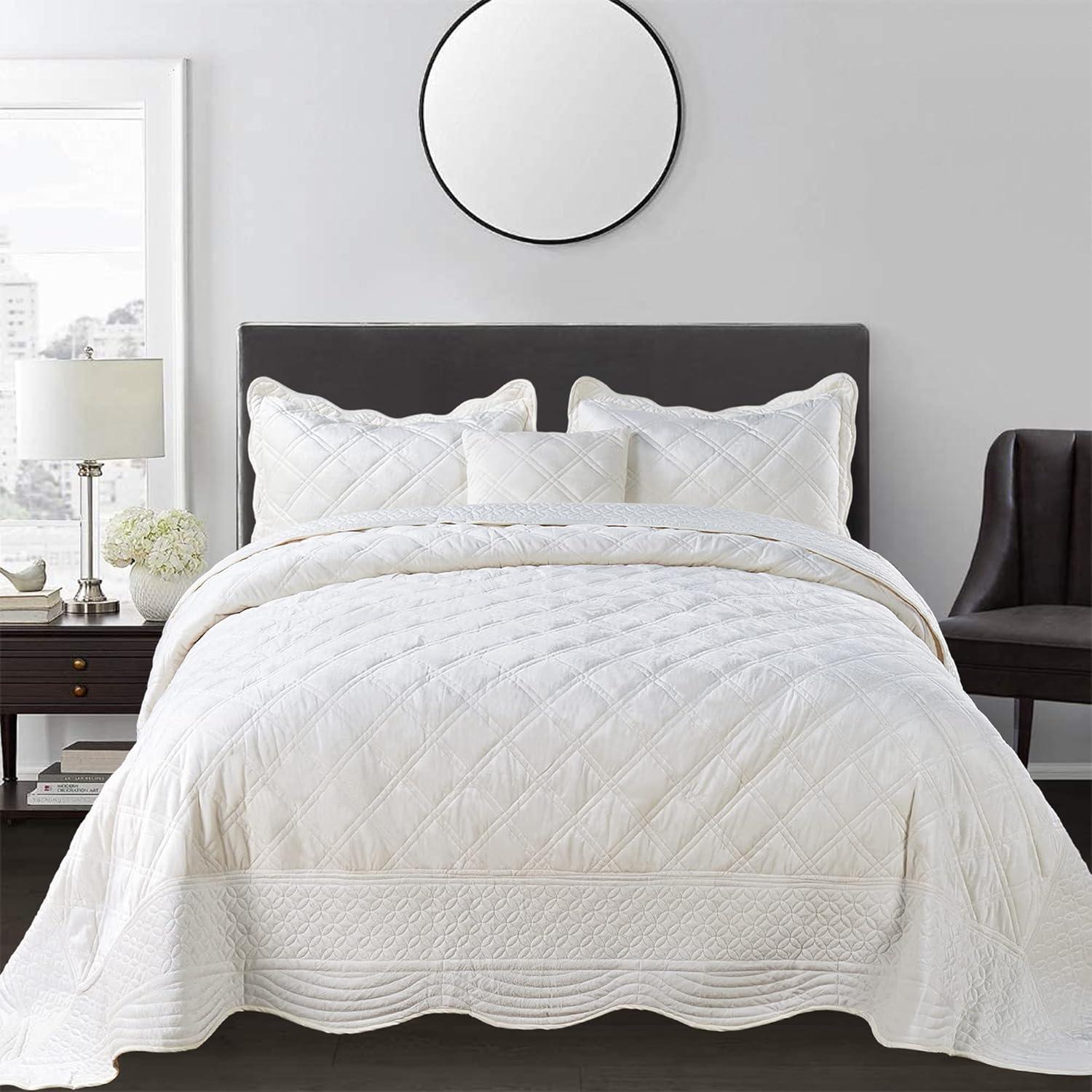 Home Soft Things 4 Piece Supersoft Microplush Quilt Set