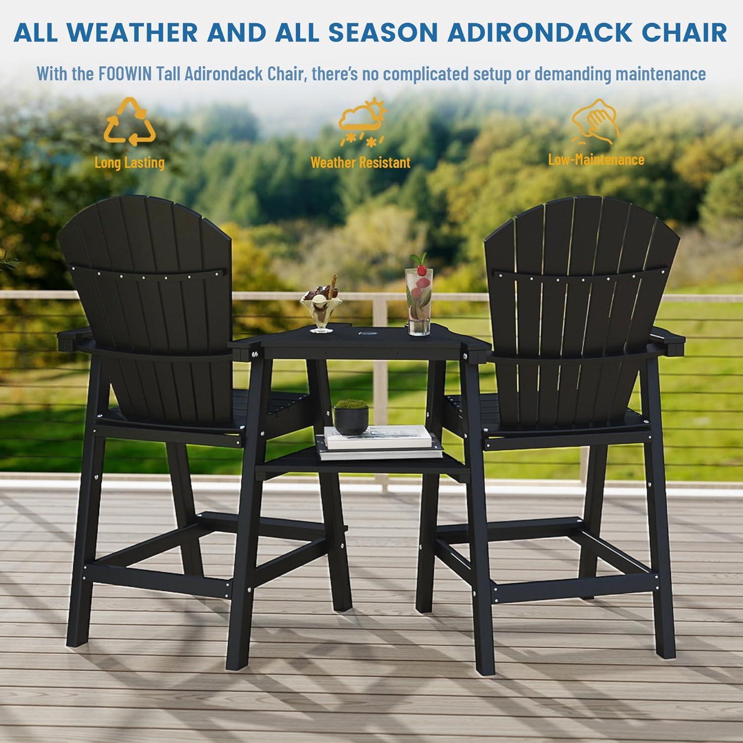 Rosecliff Heights Aryabella Plastic Adirondack Chair