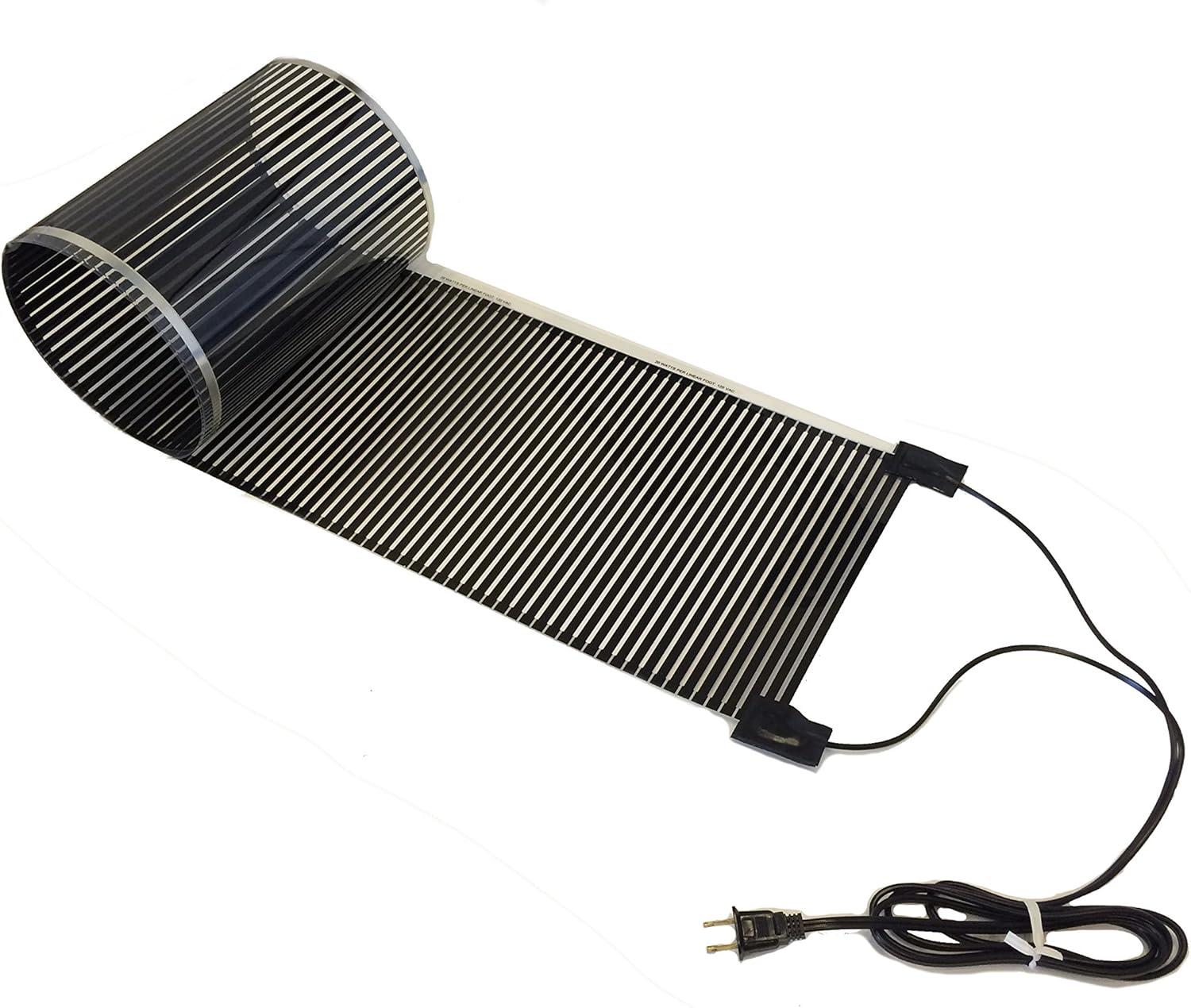 RHS Propagation Heat Mat with Durable Waterproof Design, Made in USA, Pack of 1, 11" x 48" inches Black