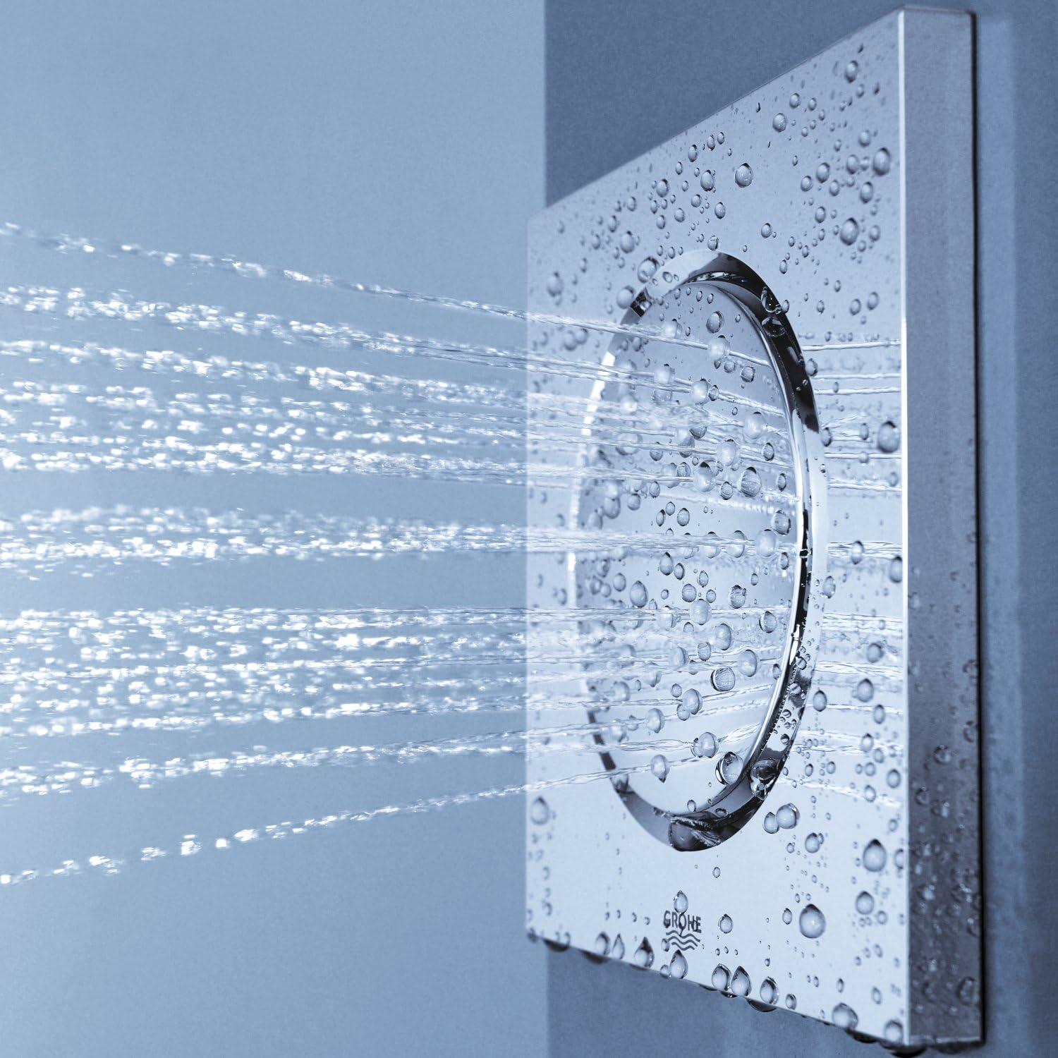 Grohe 5-Inch Chrome Modern Square Body Spray