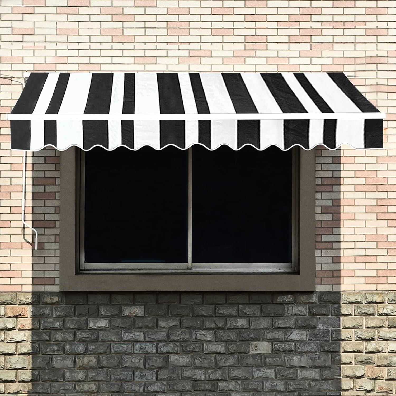 Patio Awning Fabric Replacement Sunshade Canopy for Retractable Awnings