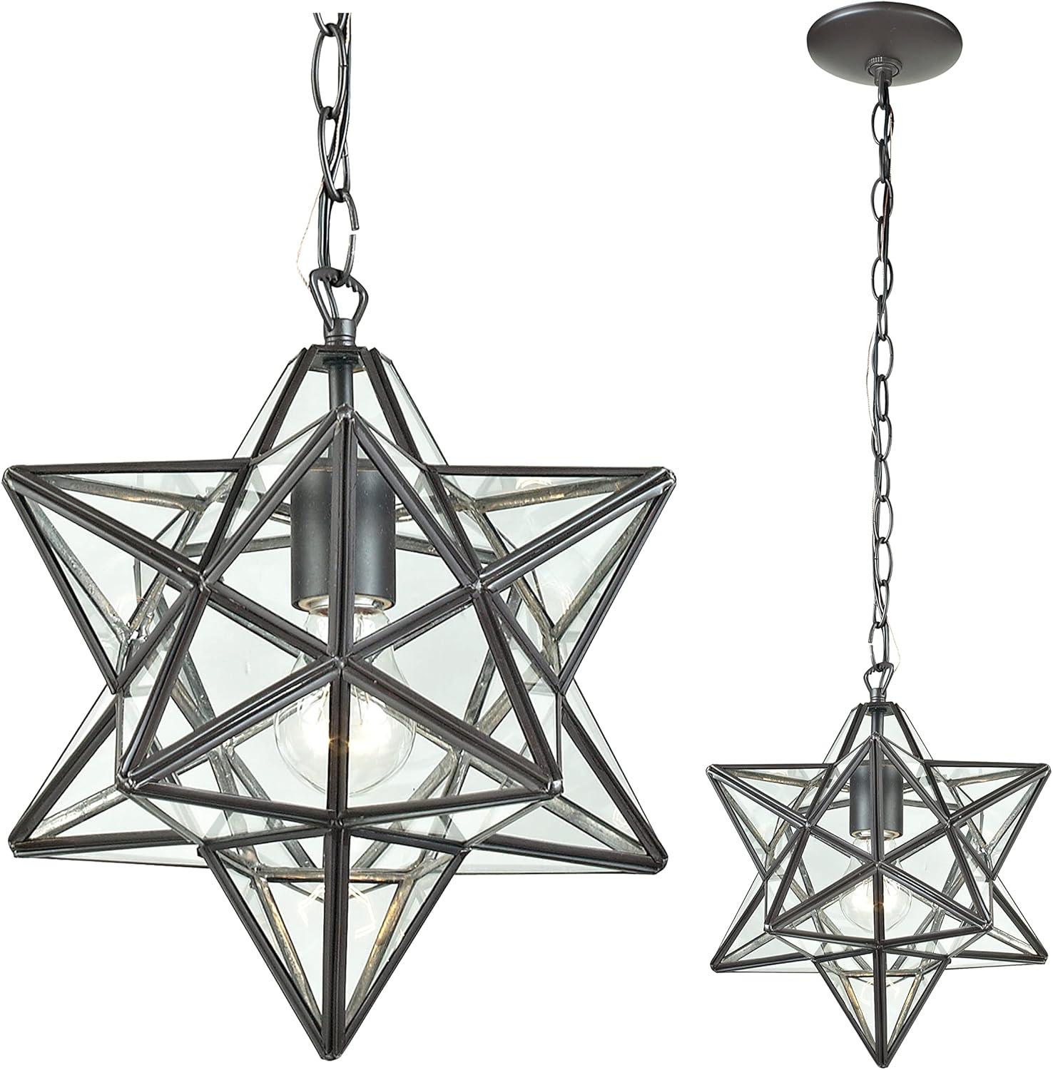 Elk Home Star 1 - Light Pendant in  Clear