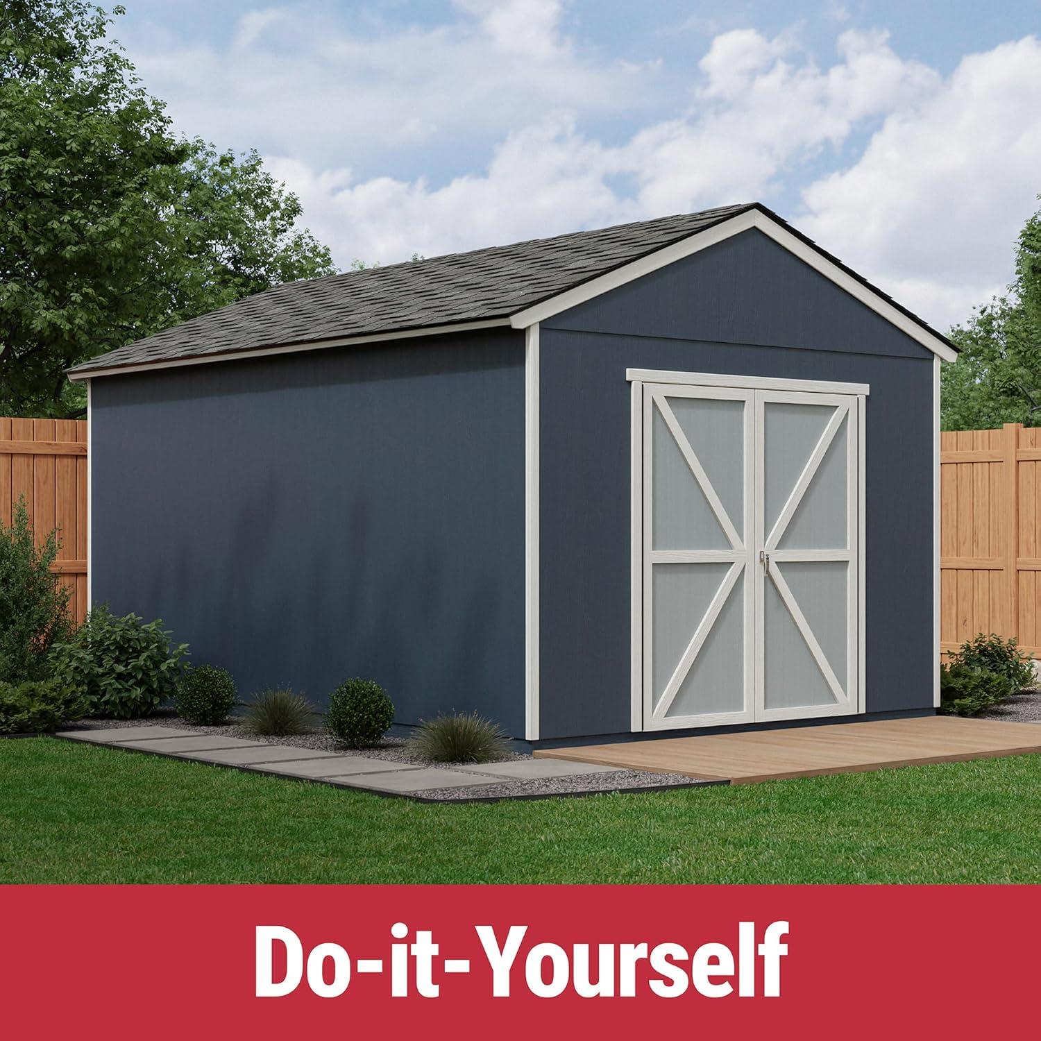 Handy Home Rookwood 10 ft. W x 16 ft. D Wood Storage Shed & Reviews | Wayfair