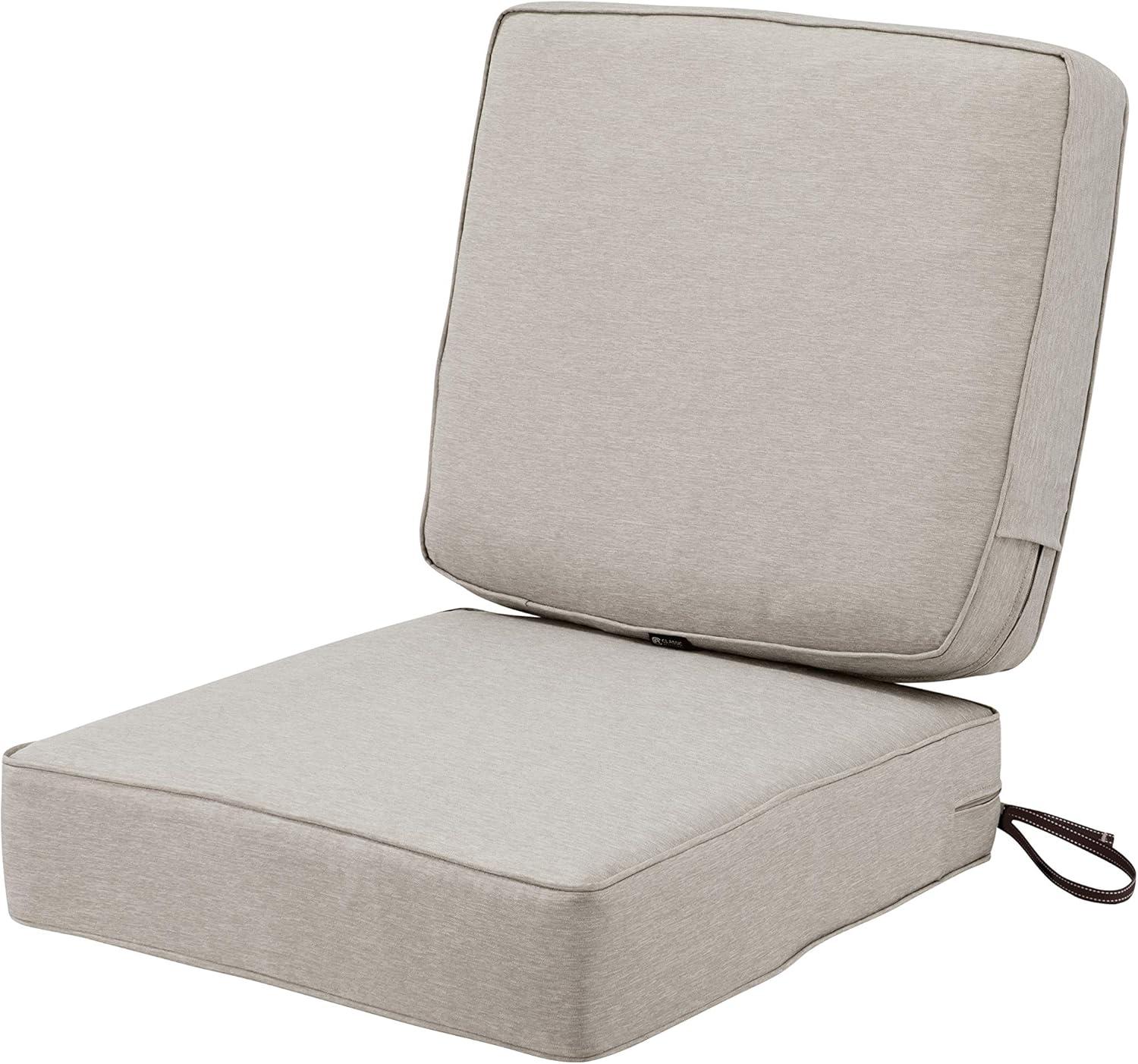 Montlake FadeSafe Water-Resistant Patio Lounge Chair Cushion Set - Classic Accessories