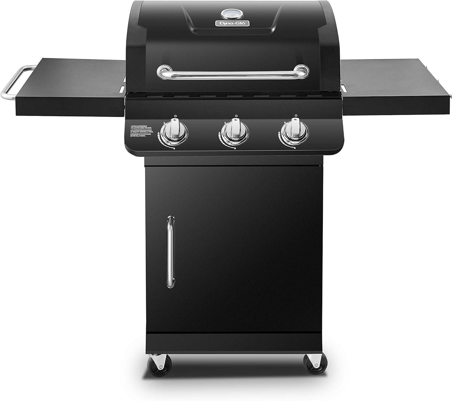 Dyna-Glo 3 - Burner Free Standing 36000 BTU Gas Grill with Cabinet