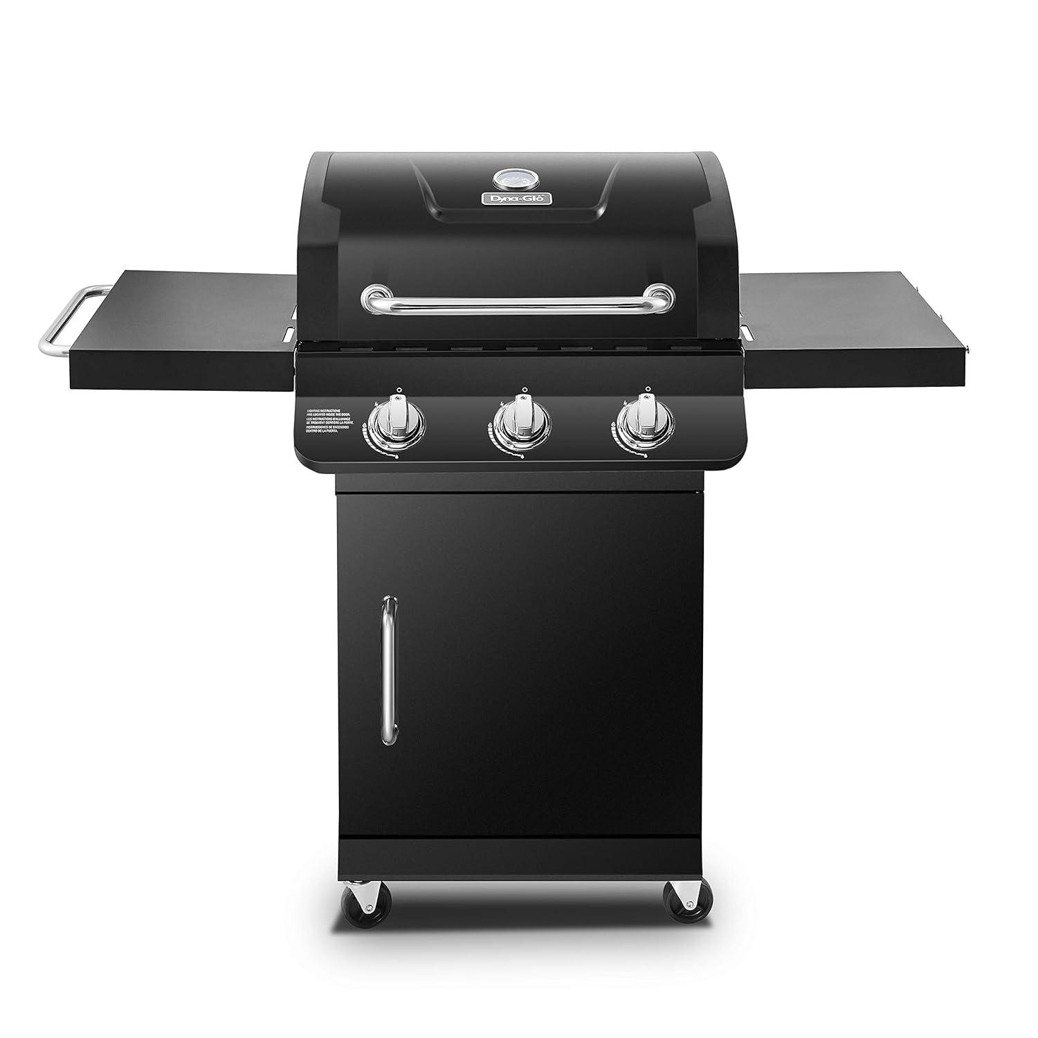 Dyna-Glo 3 - Burner Free Standing 36000 BTU Gas Grill with Cabinet
