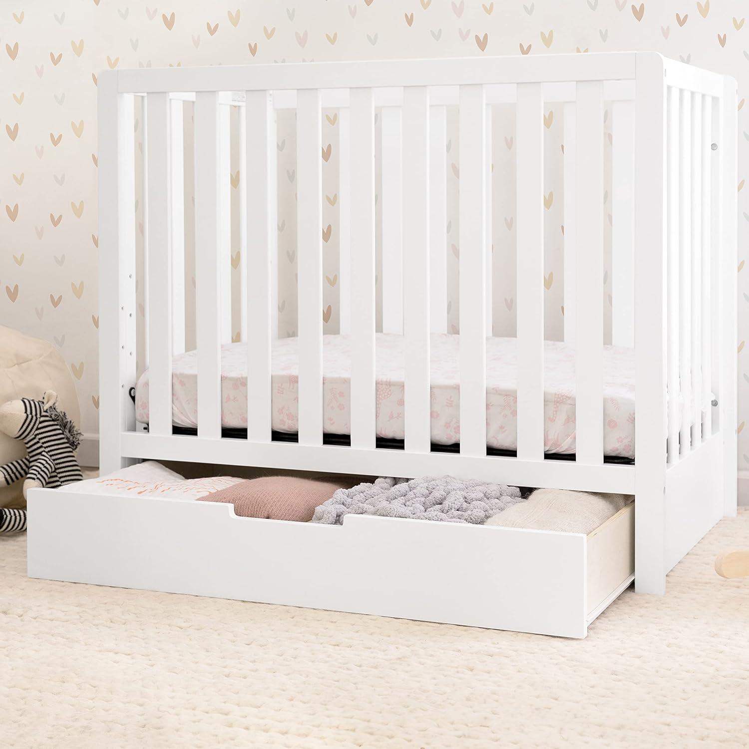 Colby 4-in-1 Mini Convertible Crib with Storage