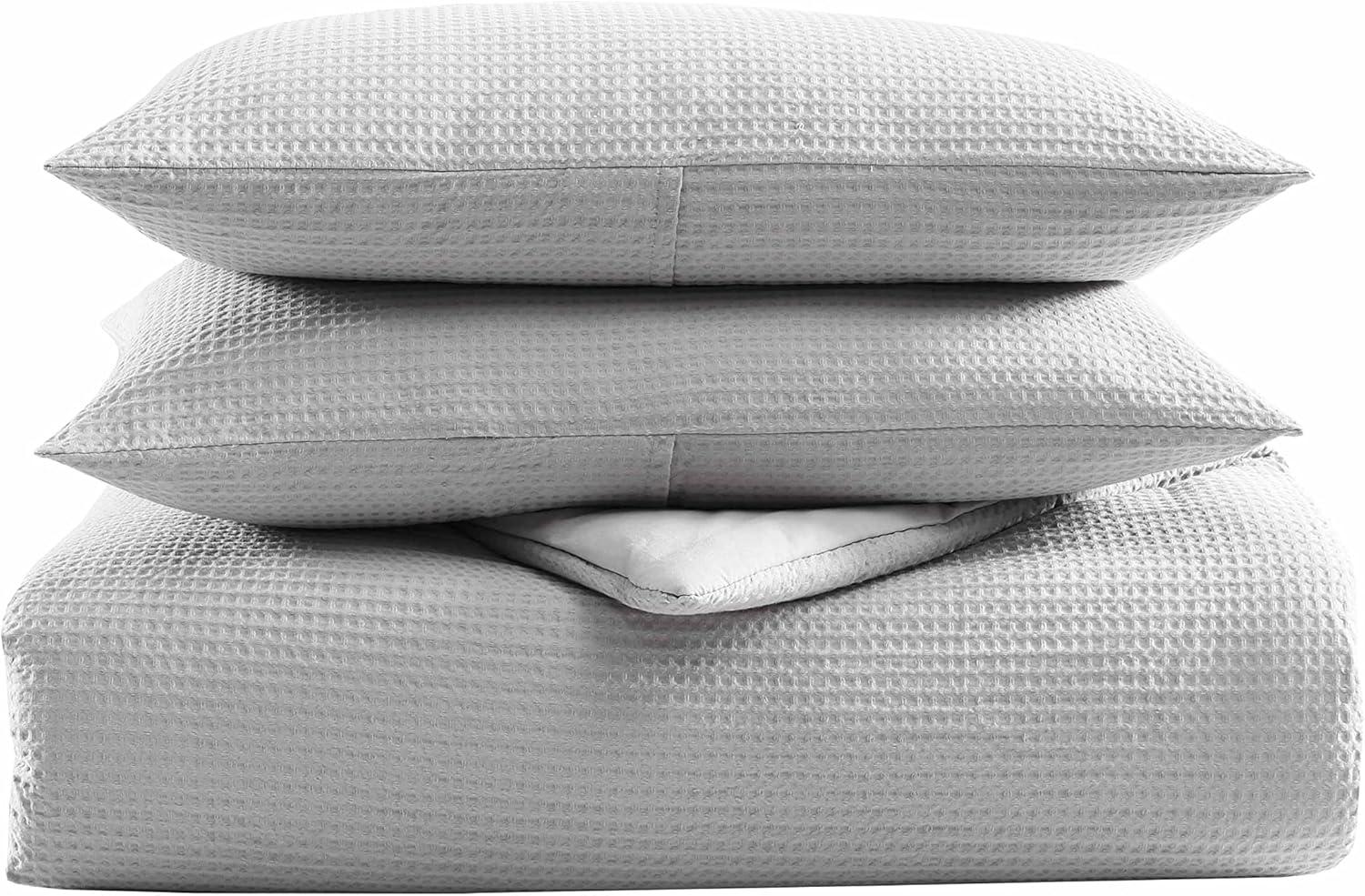 Vera Wang Vera Wang Waffle Pique Solid Cotton Comforter Set