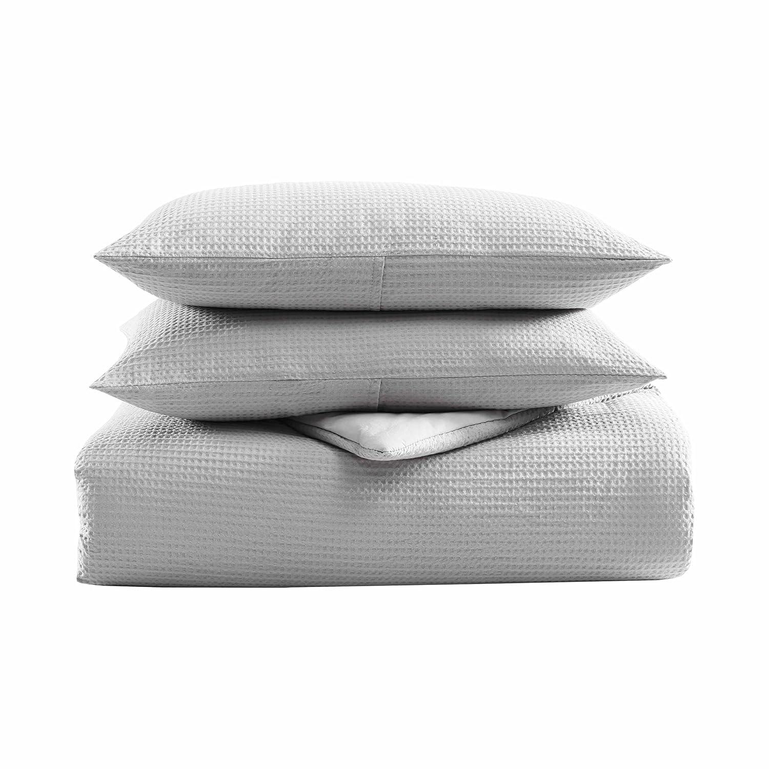 Vera Wang Vera Wang Waffle Pique Solid Cotton Comforter Set
