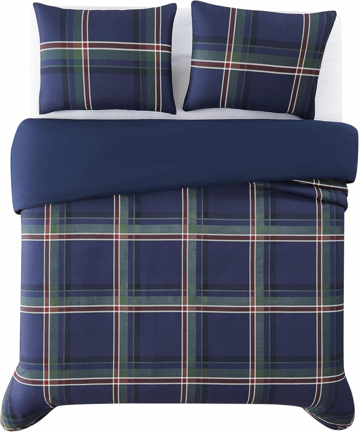 Truly Soft Bronson Plaid Duvet Cover Set