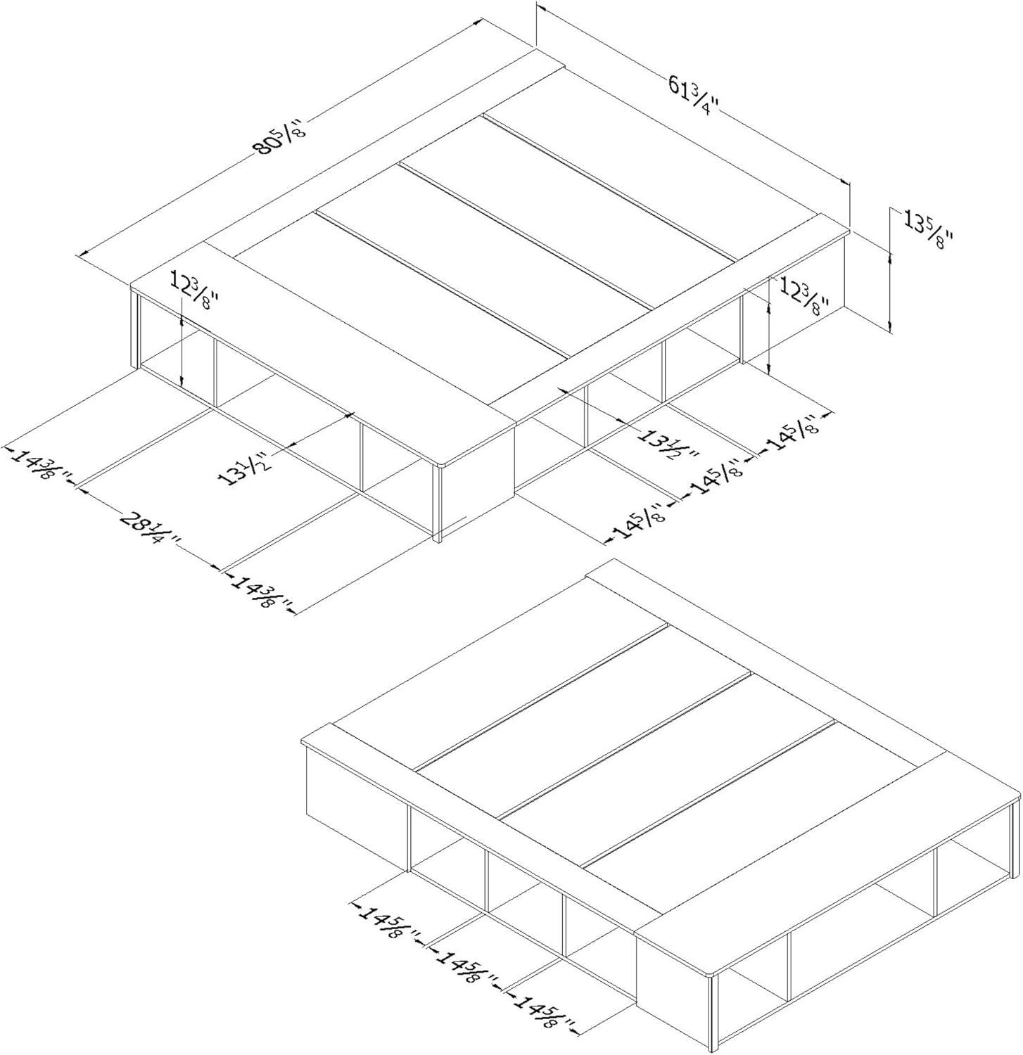 Lilak Storage Platform Bed