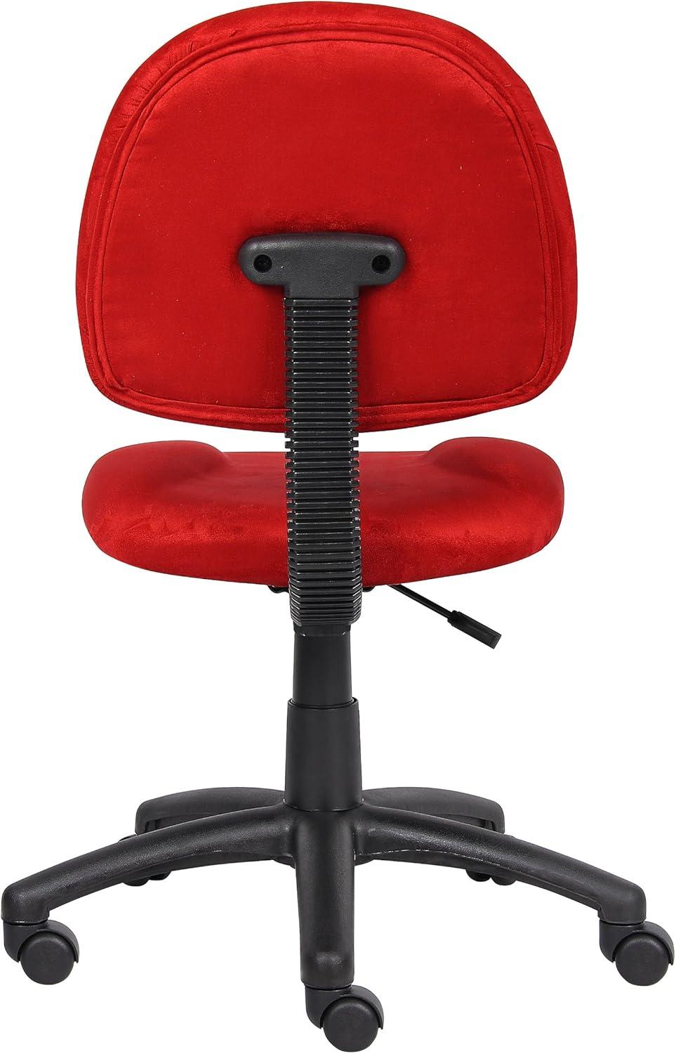 Microfiber Deluxe Posture Chair with Adjustable Arms - Boss Office Products