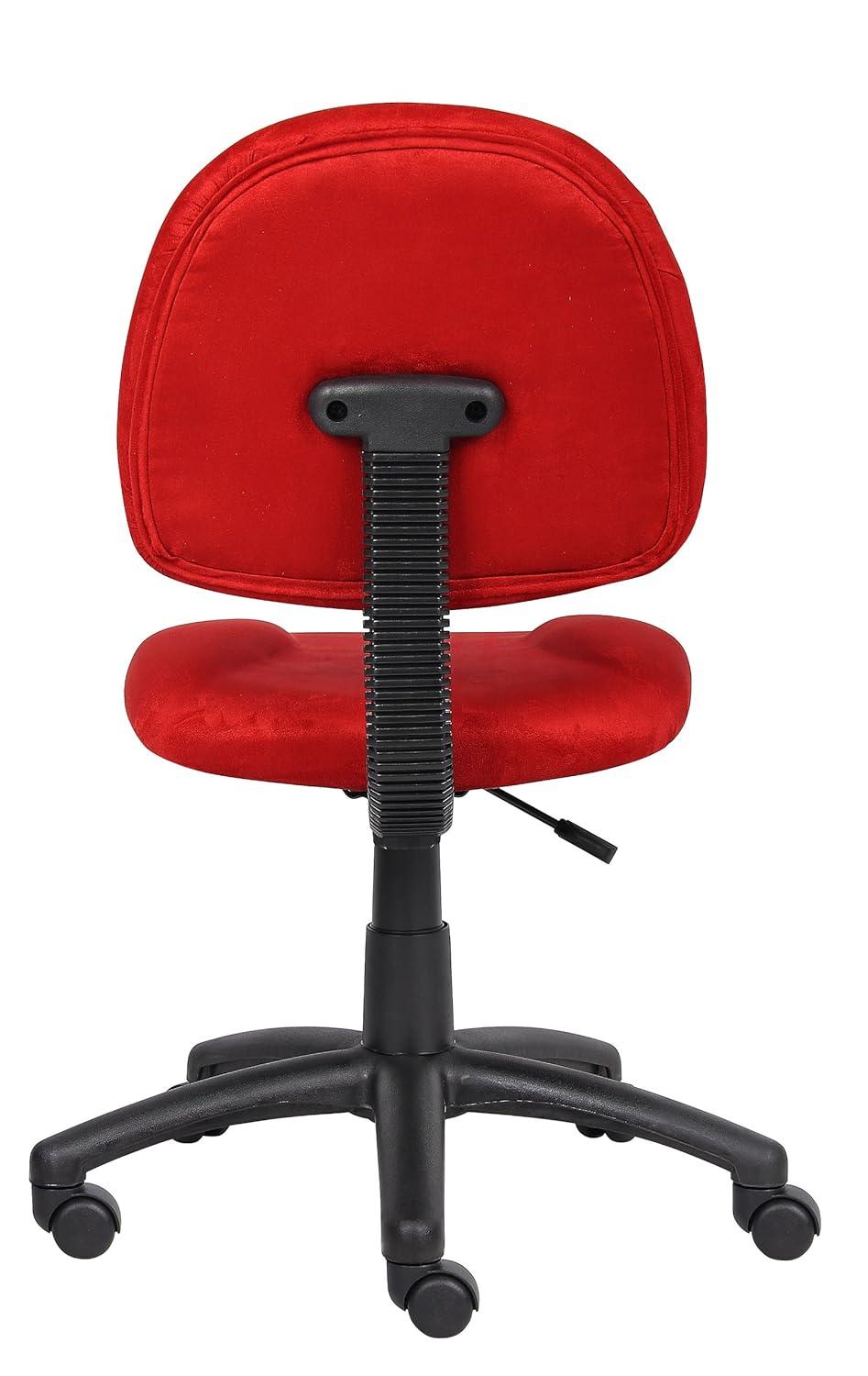 Microfiber Deluxe Posture Chair with Adjustable Arms - Boss Office Products