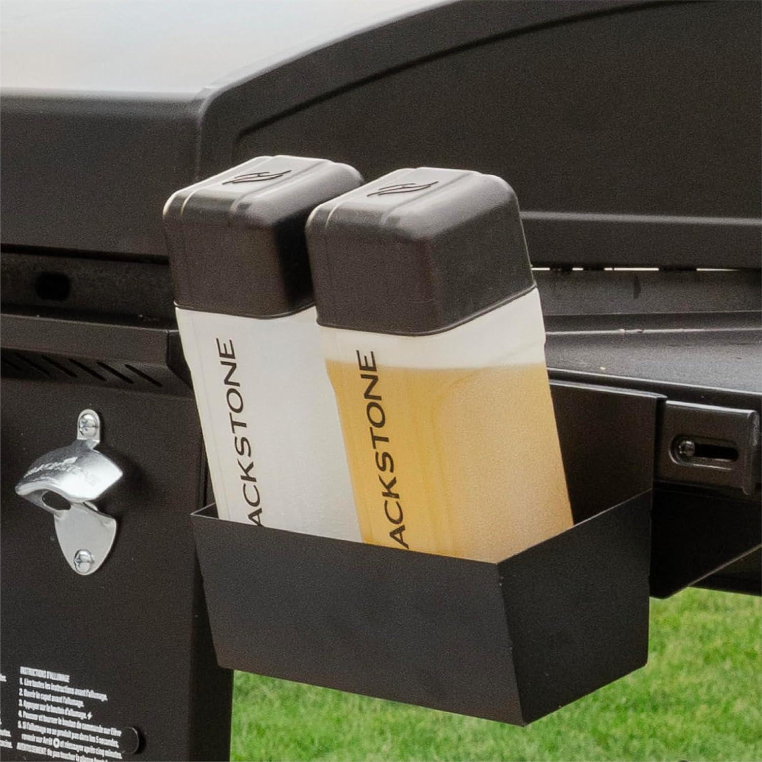 Blackstone 4-Burner 36" Omnivore Griddle with Hood and Extendable Side Shelves